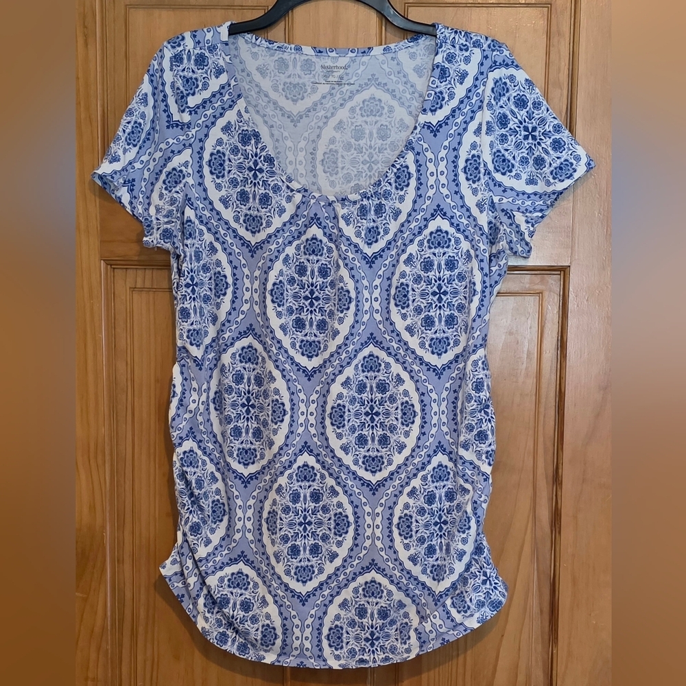 Motherhood Maternity Pailsey Blouse, XL